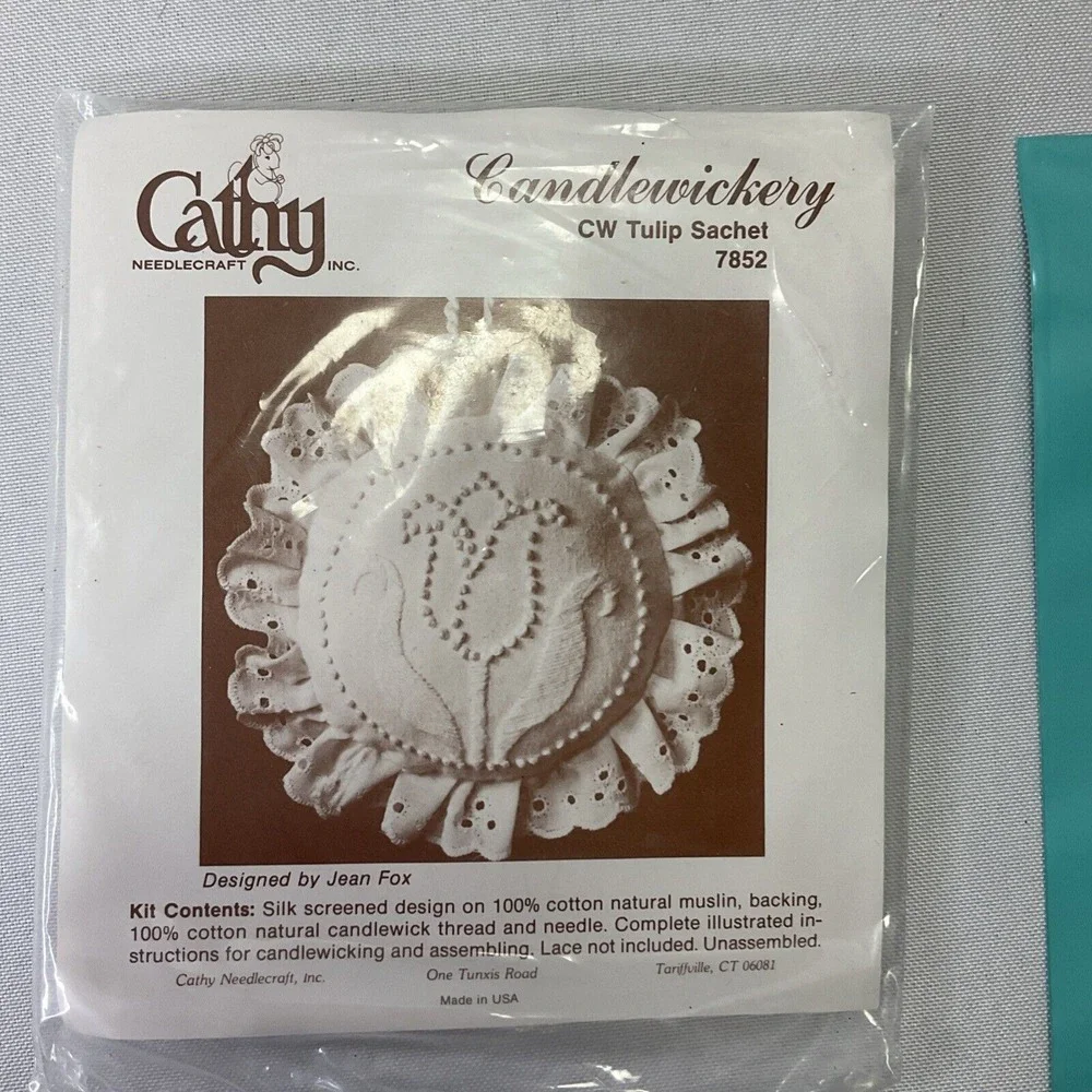 Cathy Needlecrafting Candlewickery CW Tulip‎ Sachet Kit #7852